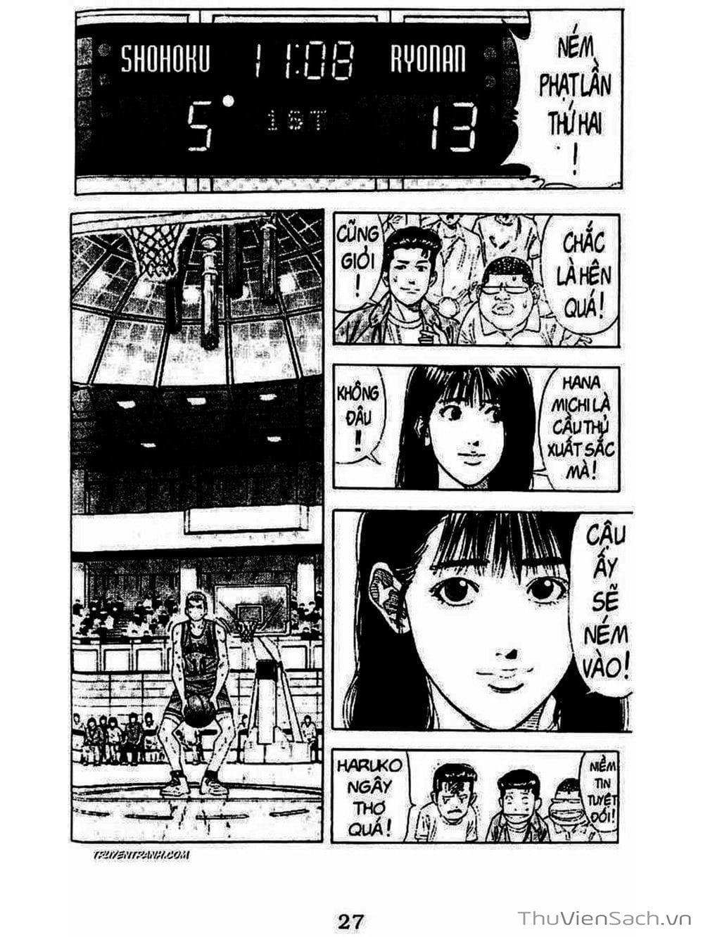 Truyện Tranh Cao Thủ Bóng Rổ - Slam Dunk trang 3126