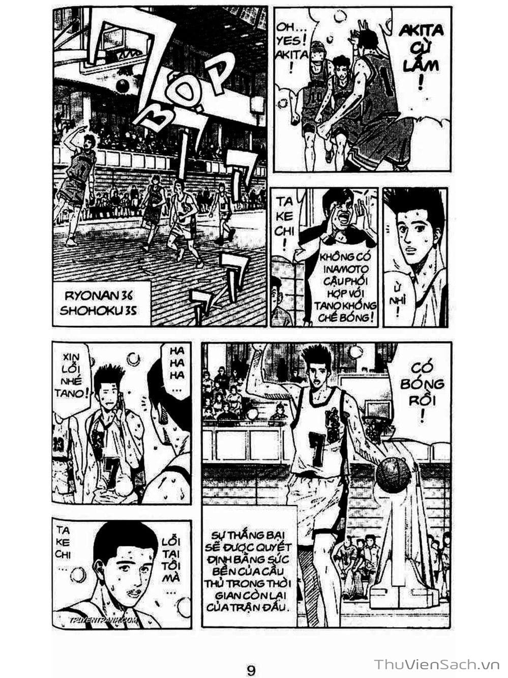 Truyện Tranh Cao Thủ Bóng Rổ - Slam Dunk trang 3256