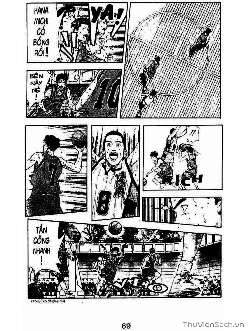 Truyện Tranh Cao Thủ Bóng Rổ - Slam Dunk trang 3315