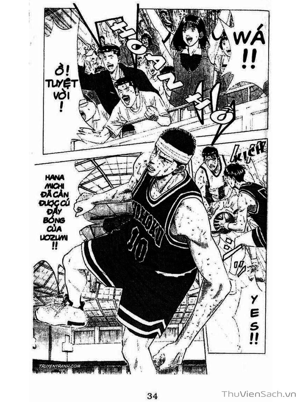 Truyện Tranh Cao Thủ Bóng Rổ - Slam Dunk trang 3577