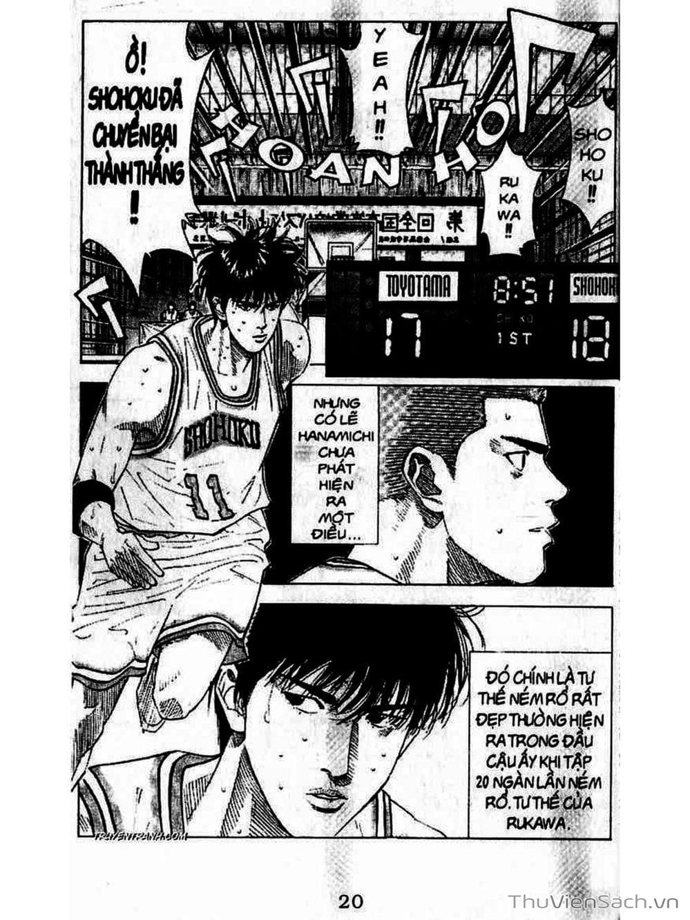 Truyện Tranh Cao Thủ Bóng Rổ - Slam Dunk trang 4011