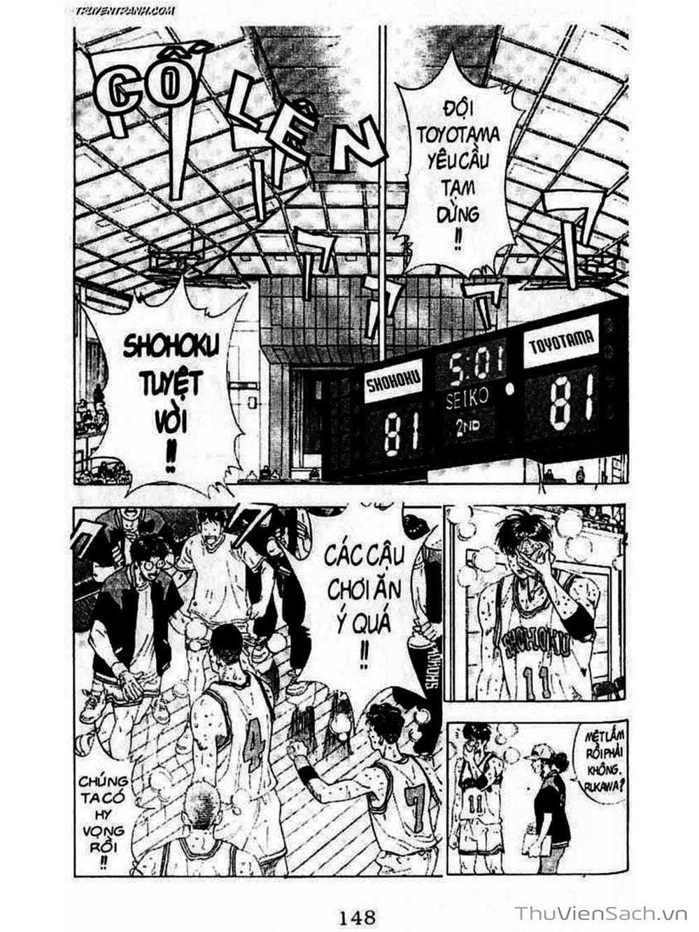 Truyện Tranh Cao Thủ Bóng Rổ - Slam Dunk trang 4134