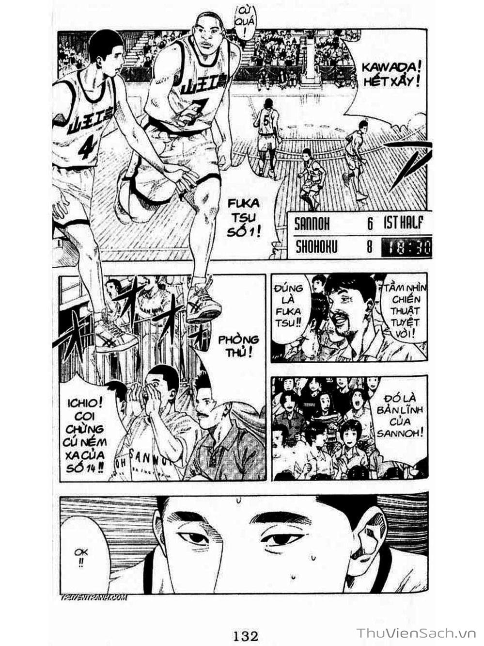 Truyện Tranh Cao Thủ Bóng Rổ - Slam Dunk trang 4414