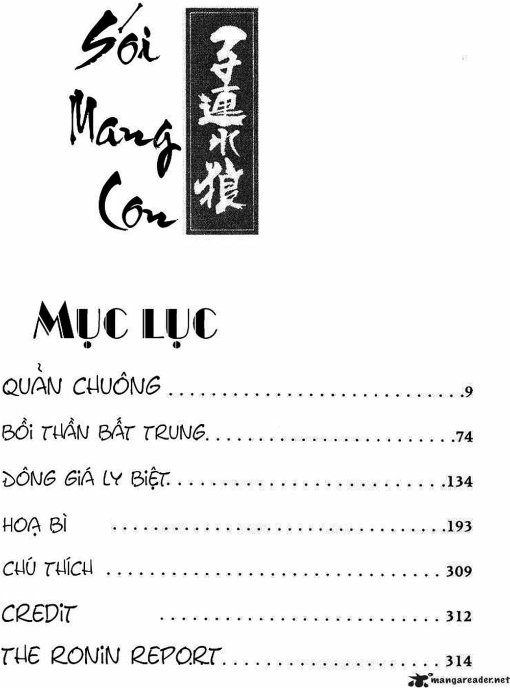 Truyện Tranh Sói Mang Con - Lone Wolf And Cub trang 5