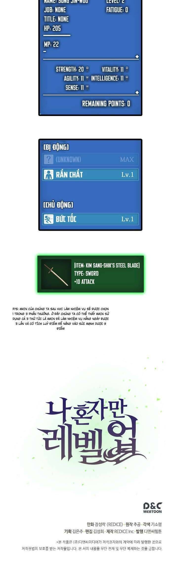 Truyện Tranh Tôi Thăng Cấp Một Mình - Solo Leveling trang 3