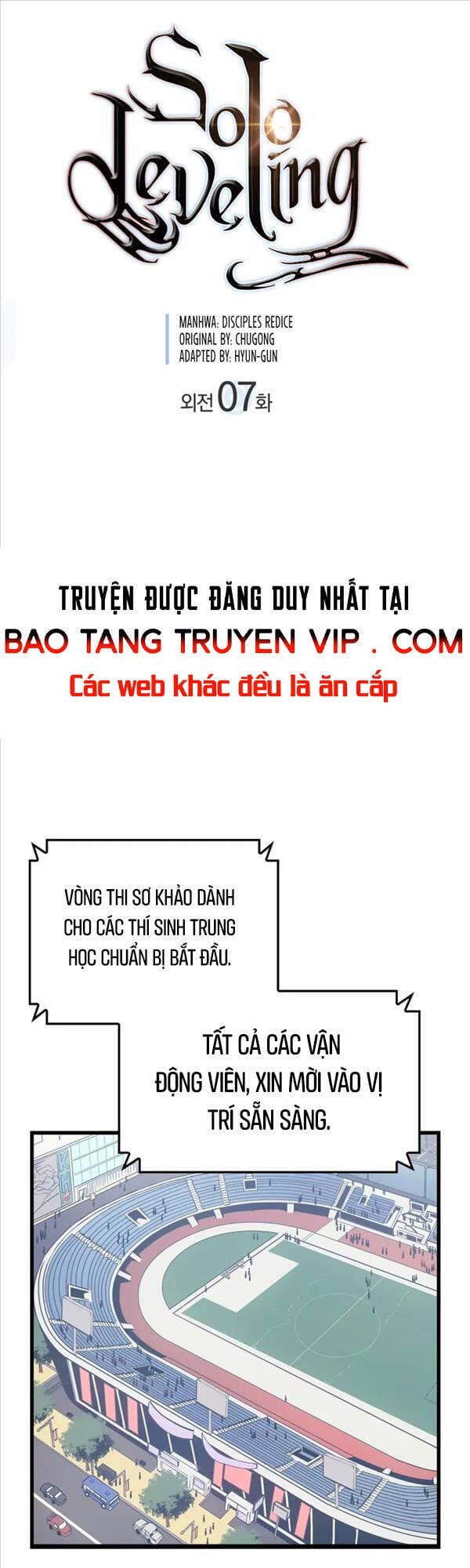 Truyện Tranh Tôi Thăng Cấp Một Mình - Solo Leveling trang 3