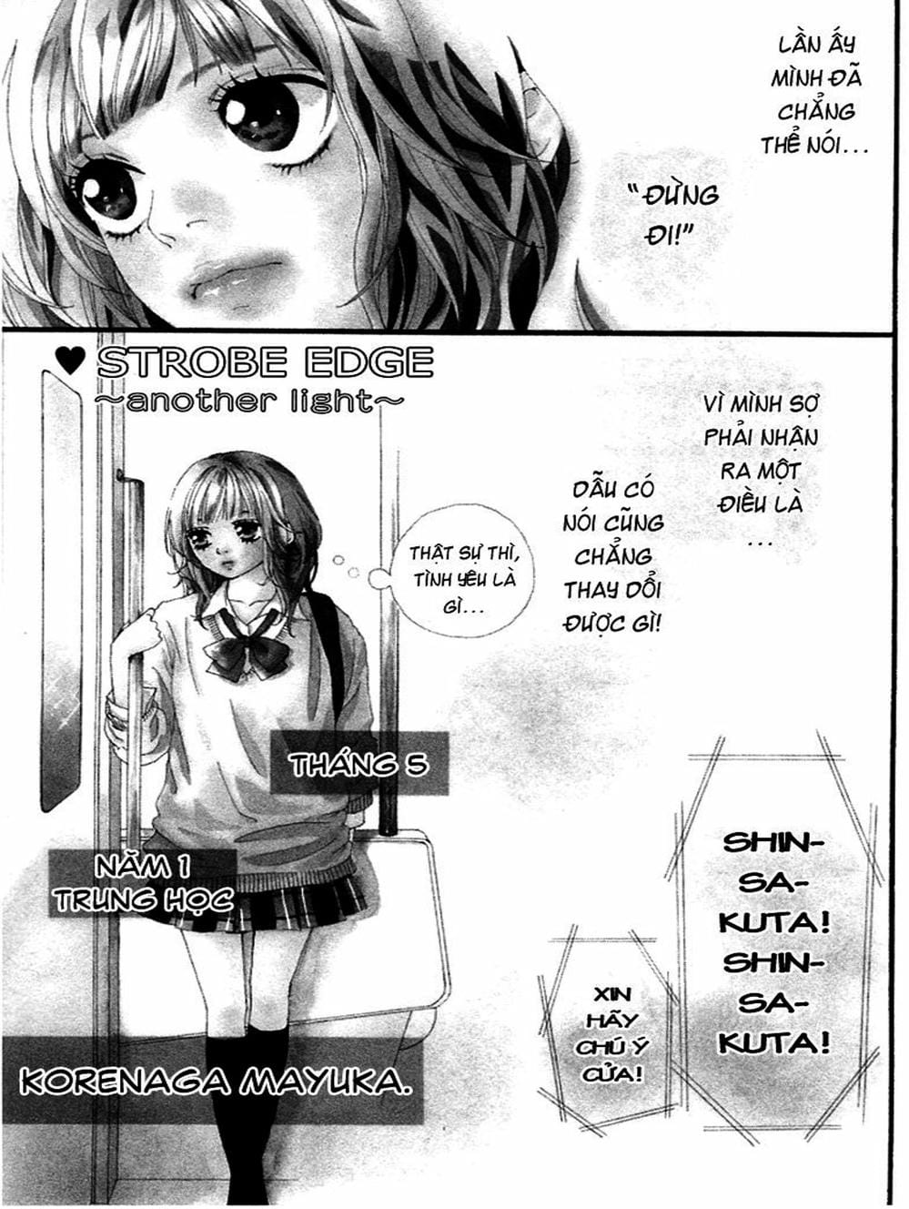 Truyện Tranh Tình Yêu Lấp Lánh - Strobe Edge trang 5