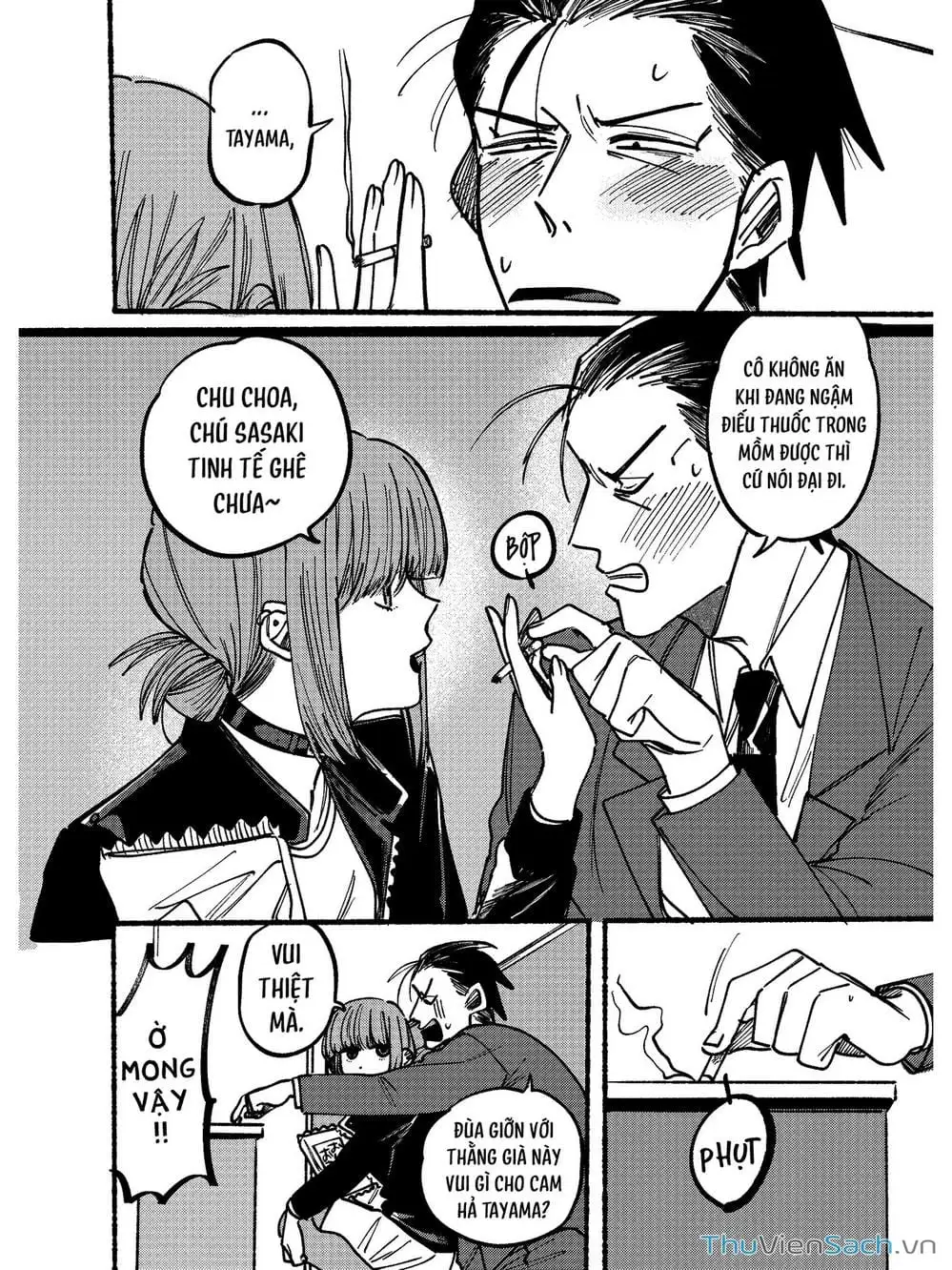 Truyện Tranh Tại Phía Sau Siêu Thị Cùng Em Hút Thuốc - Suupaa No Ura Yani Suu Hanashi trang 4