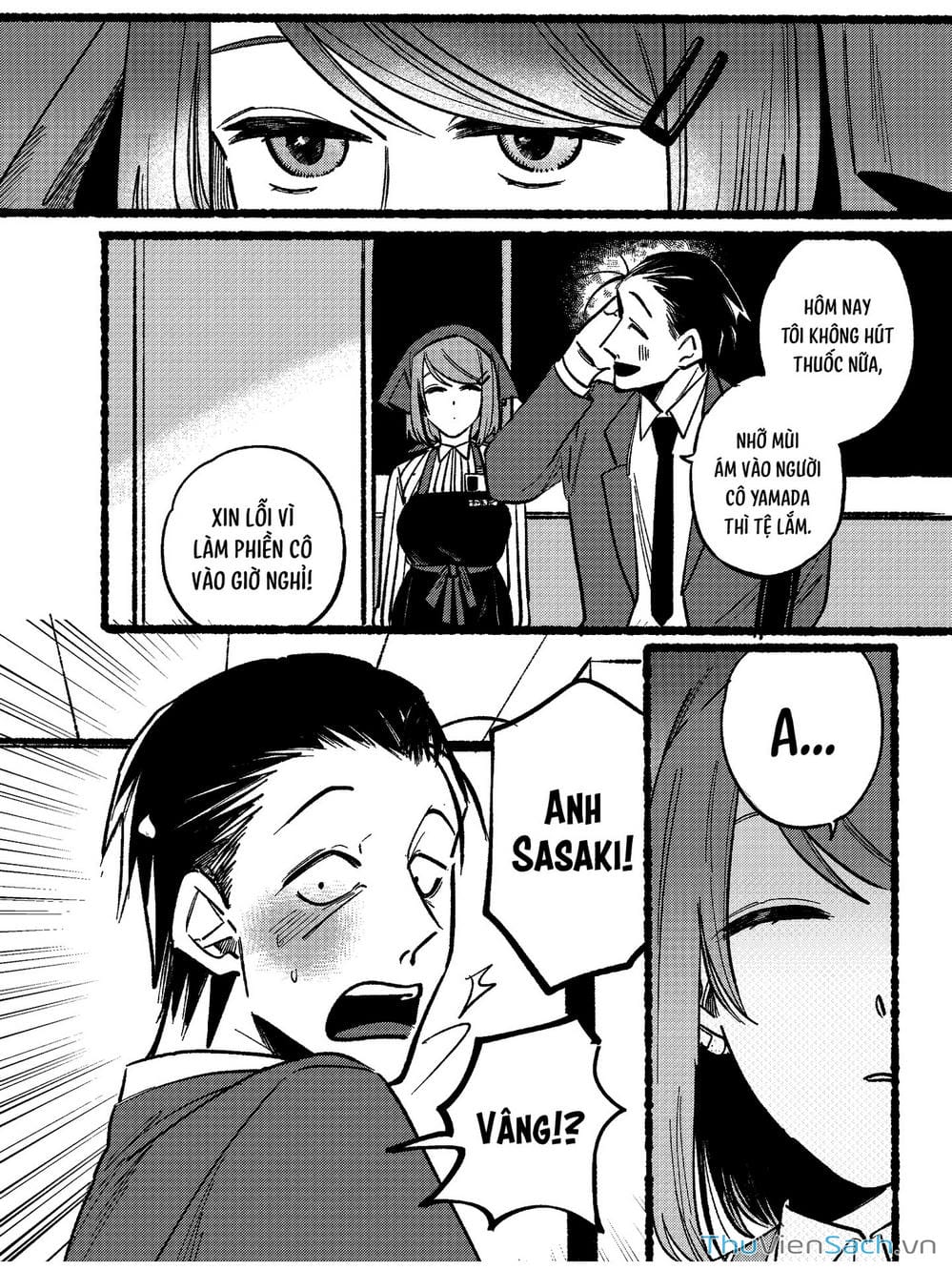 Truyện Tranh Tại Phía Sau Siêu Thị Cùng Em Hút Thuốc - Suupaa No Ura Yani Suu Hanashi trang 4