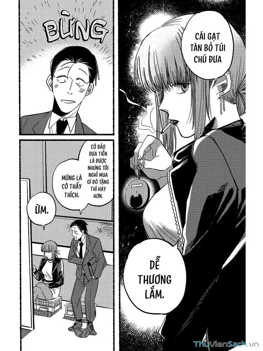 Truyện Tranh Tại Phía Sau Siêu Thị Cùng Em Hút Thuốc - Suupaa No Ura Yani Suu Hanashi trang 4