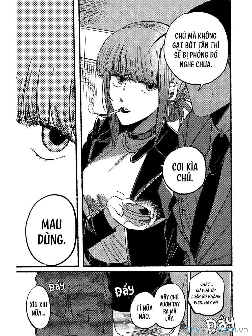 Truyện Tranh Tại Phía Sau Siêu Thị Cùng Em Hút Thuốc - Suupaa No Ura Yani Suu Hanashi trang 4