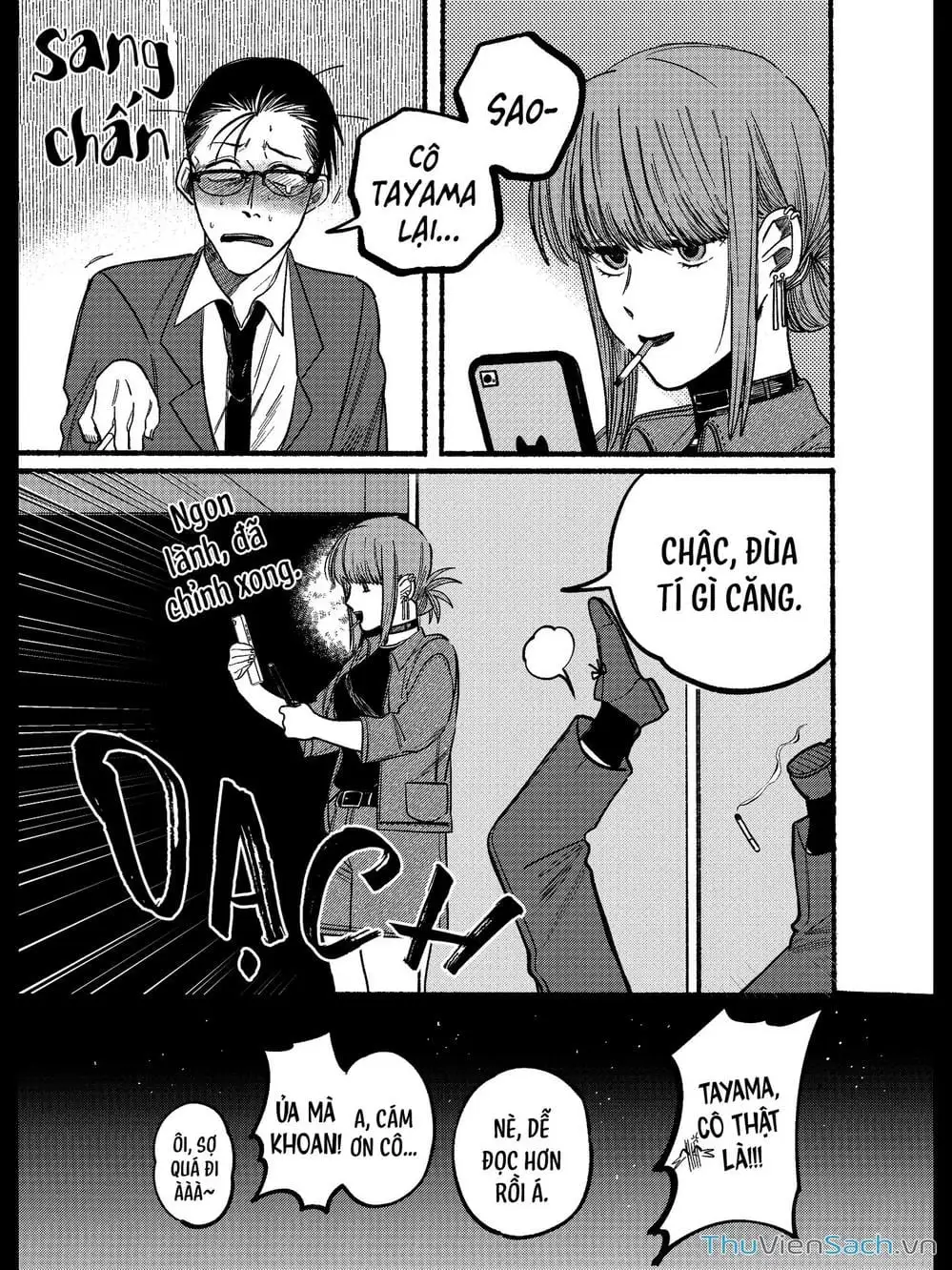 Truyện Tranh Tại Phía Sau Siêu Thị Cùng Em Hút Thuốc - Suupaa No Ura Yani Suu Hanashi trang 4