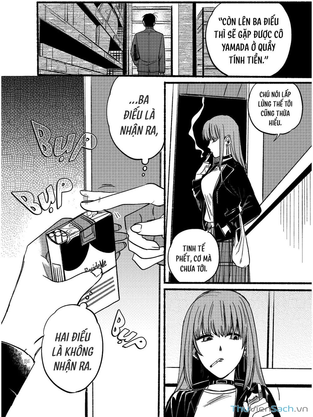 Truyện Tranh Tại Phía Sau Siêu Thị Cùng Em Hút Thuốc - Suupaa No Ura Yani Suu Hanashi trang 4