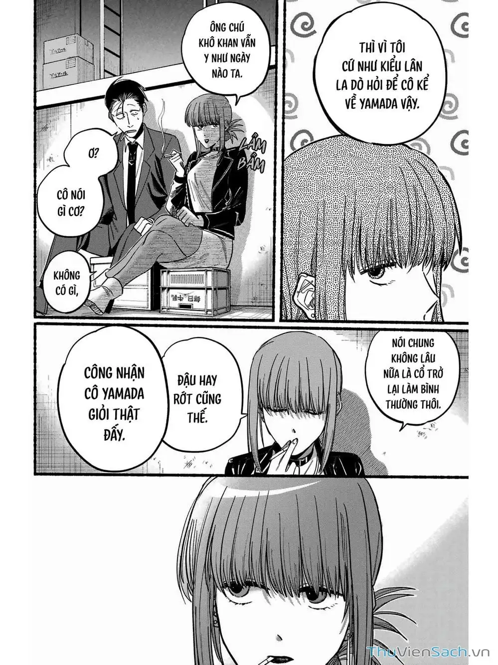 Truyện Tranh Tại Phía Sau Siêu Thị Cùng Em Hút Thuốc - Suupaa No Ura Yani Suu Hanashi trang 4