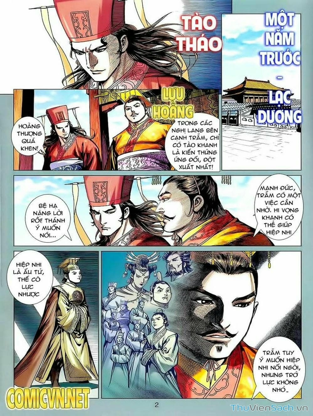 Truyện Tranh Thiên Tử Truyền Kỳ: Tam Quốc Kiêu Hoàng trang 2