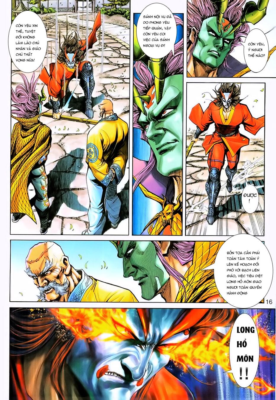 Truyện Tranh Tân Tác Long Hổ Môn trang 4