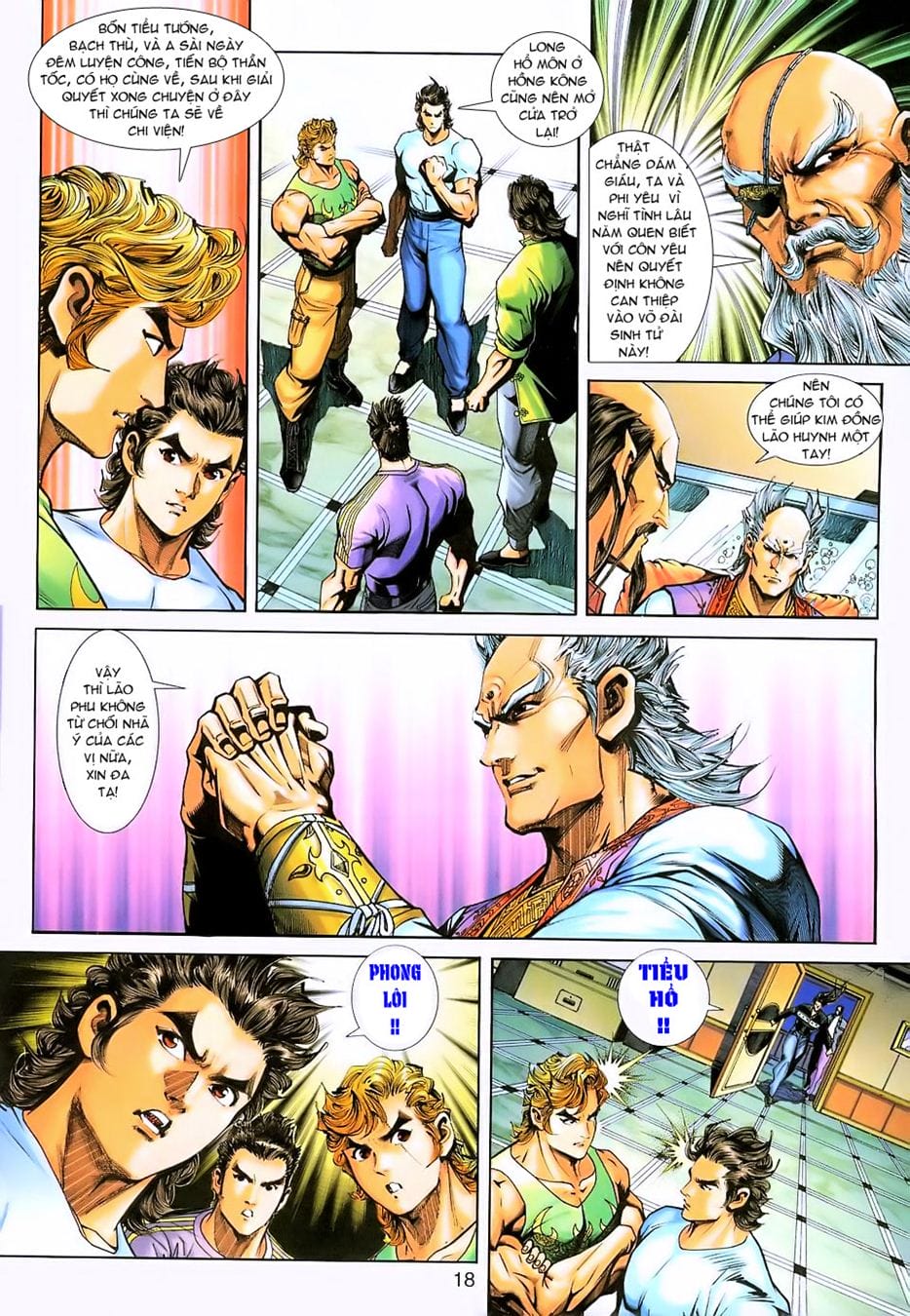 Truyện Tranh Tân Tác Long Hổ Môn trang 4