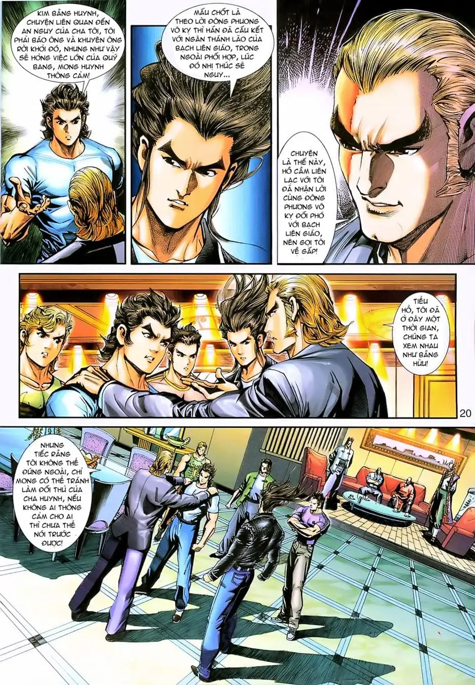 Truyện Tranh Tân Tác Long Hổ Môn trang 4