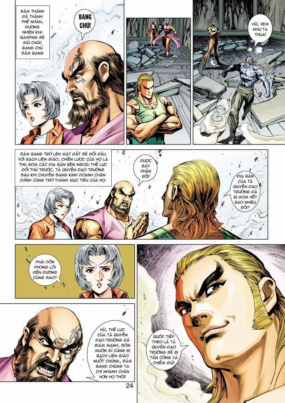 Truyện Tranh Tân Tác Long Hổ Môn trang 4