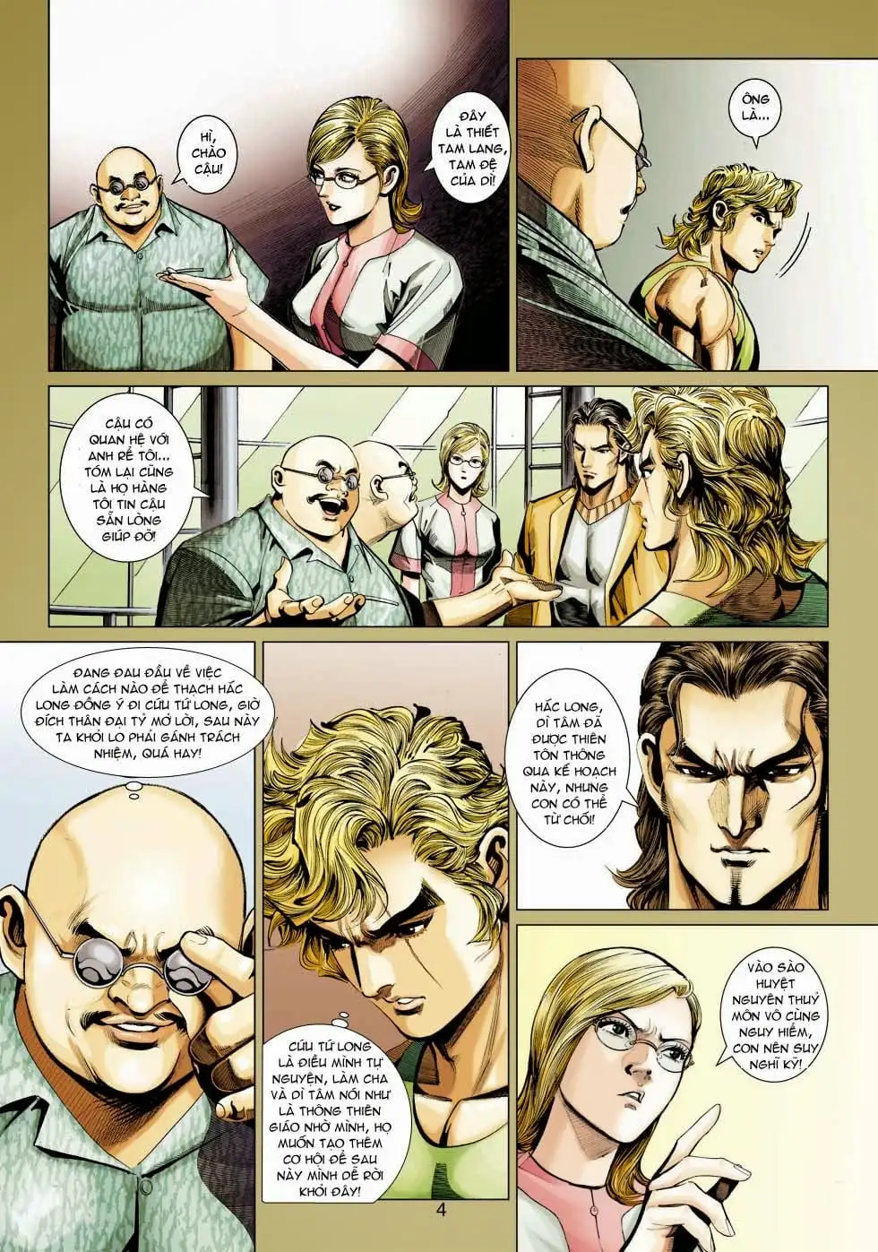Truyện Tranh Tân Tác Long Hổ Môn trang 4