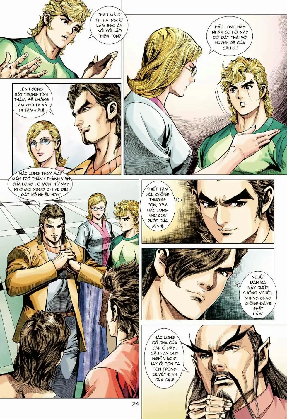 Truyện Tranh Tân Tác Long Hổ Môn trang 4
