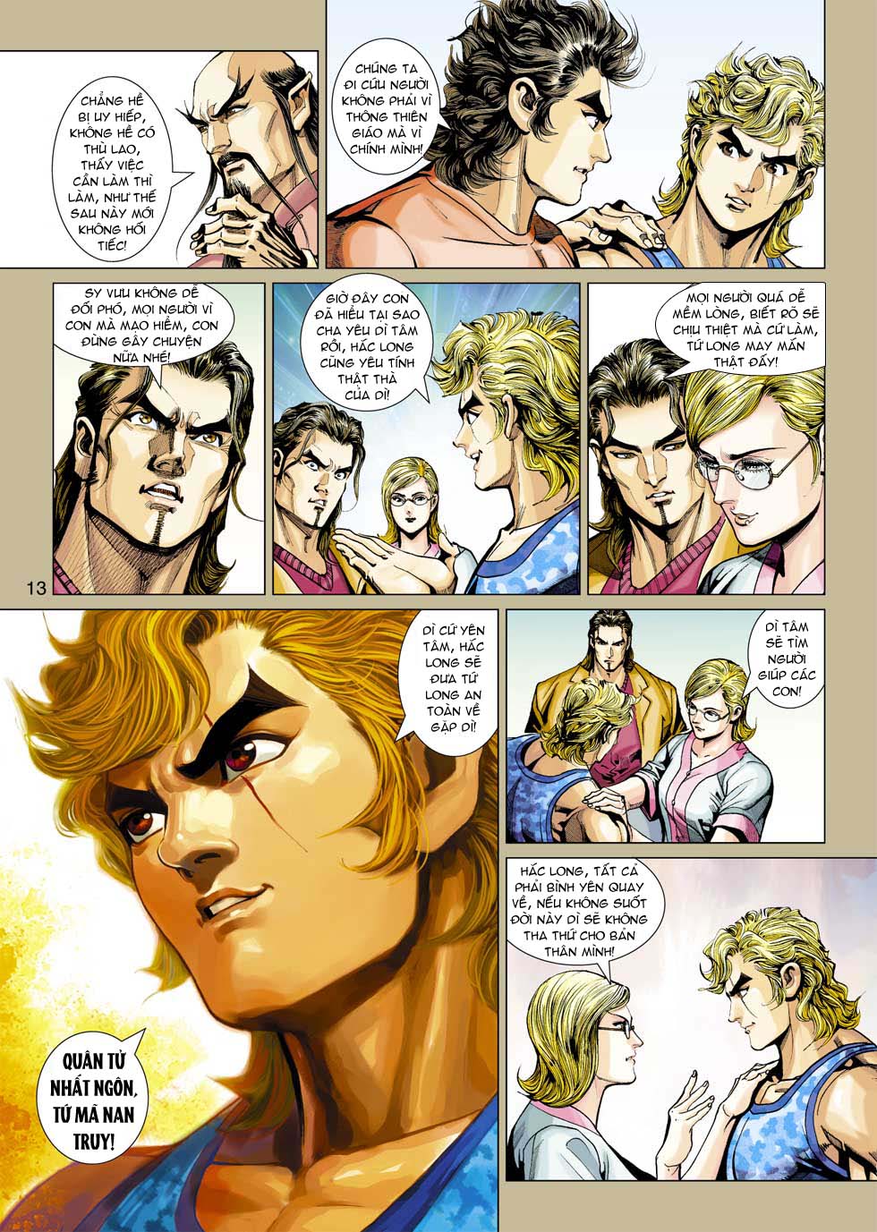 Truyện Tranh Tân Tác Long Hổ Môn trang 4