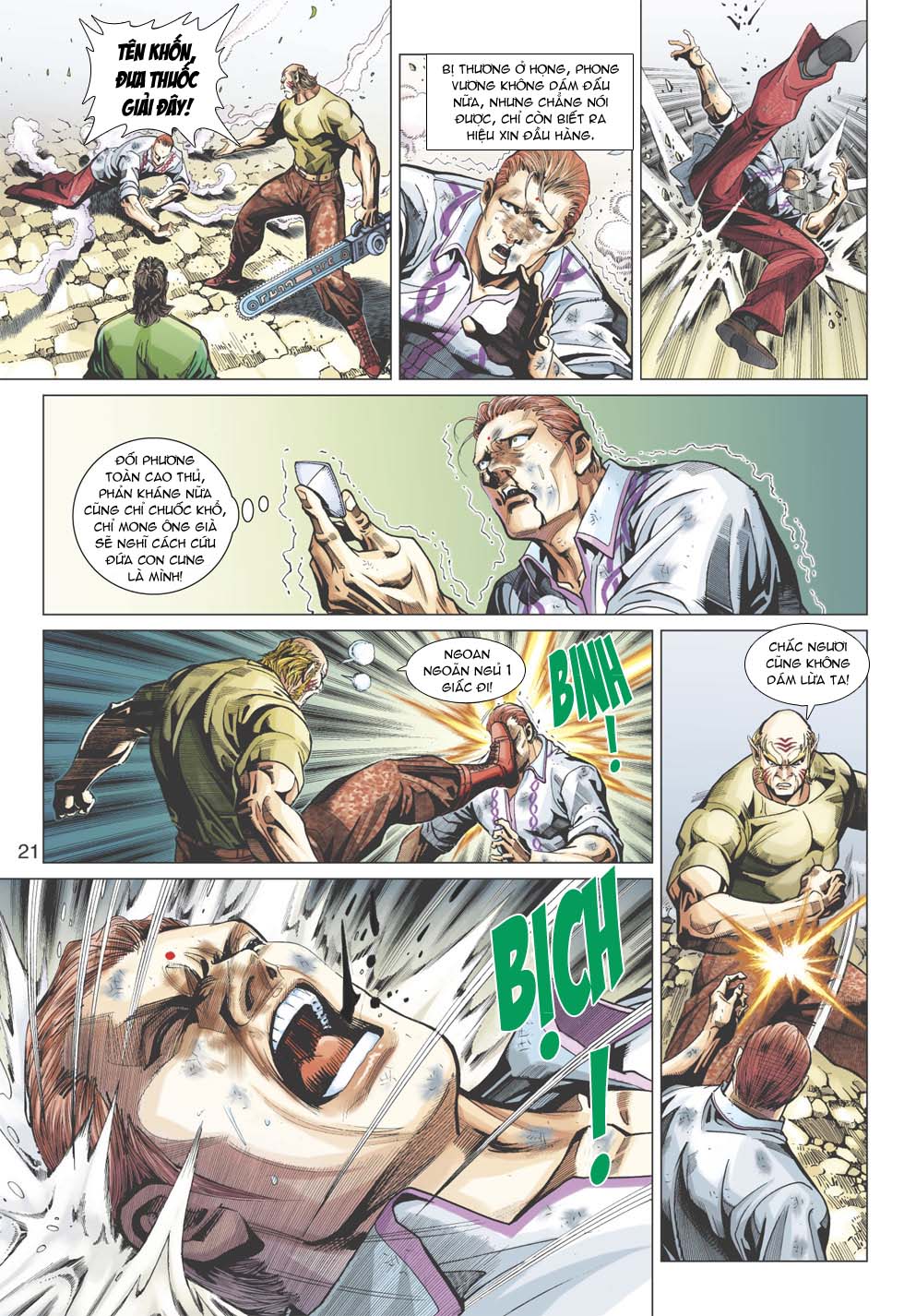 Truyện Tranh Tân Tác Long Hổ Môn trang 4