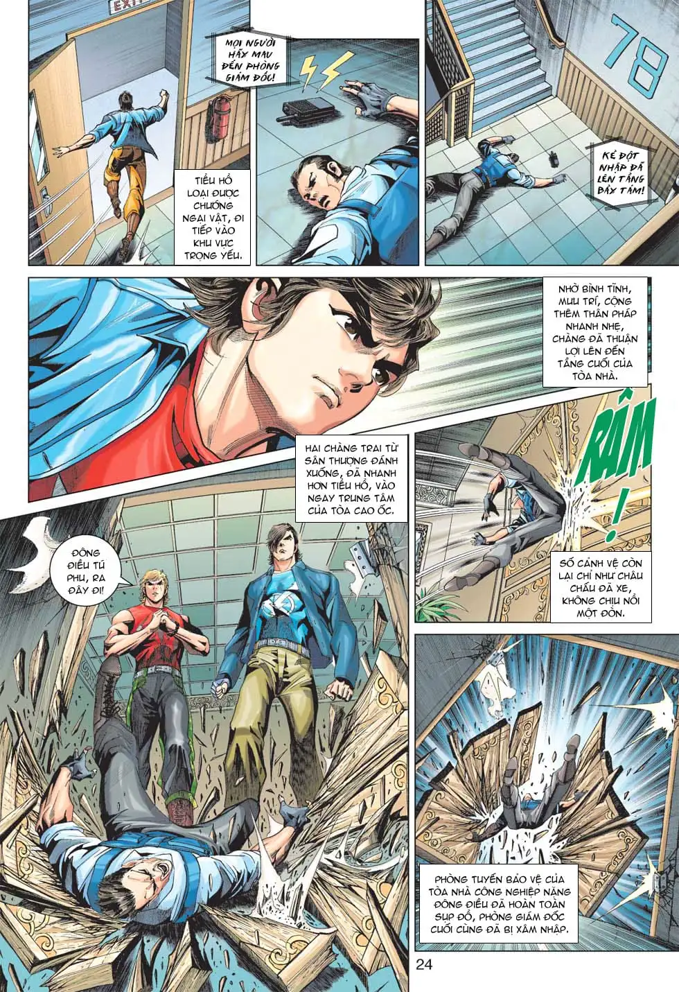 Truyện Tranh Tân Tác Long Hổ Môn trang 4