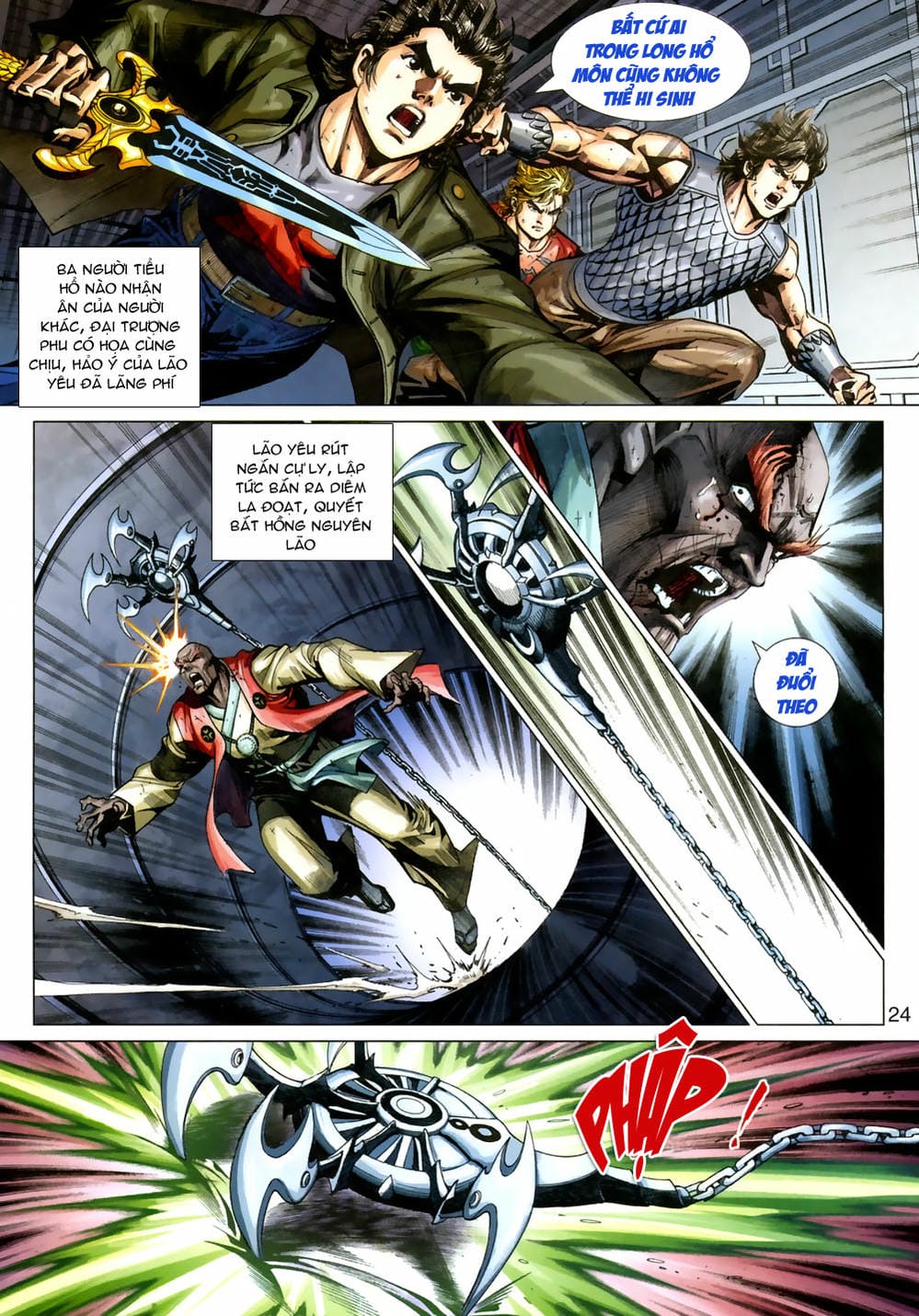 Truyện Tranh Tân Tác Long Hổ Môn trang 4