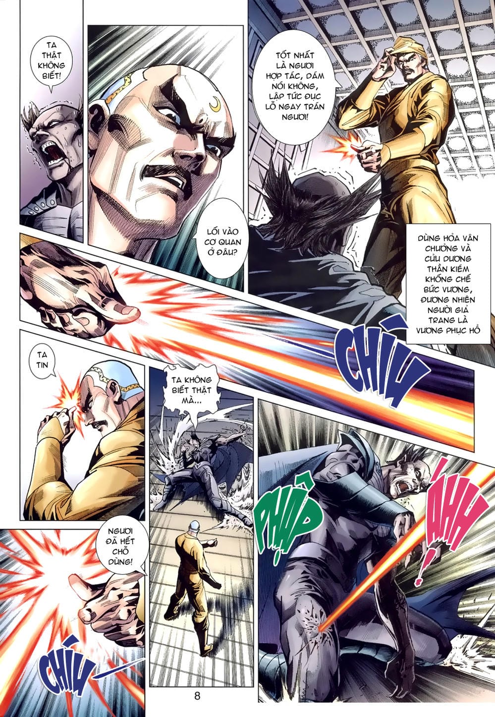 Truyện Tranh Tân Tác Long Hổ Môn trang 4