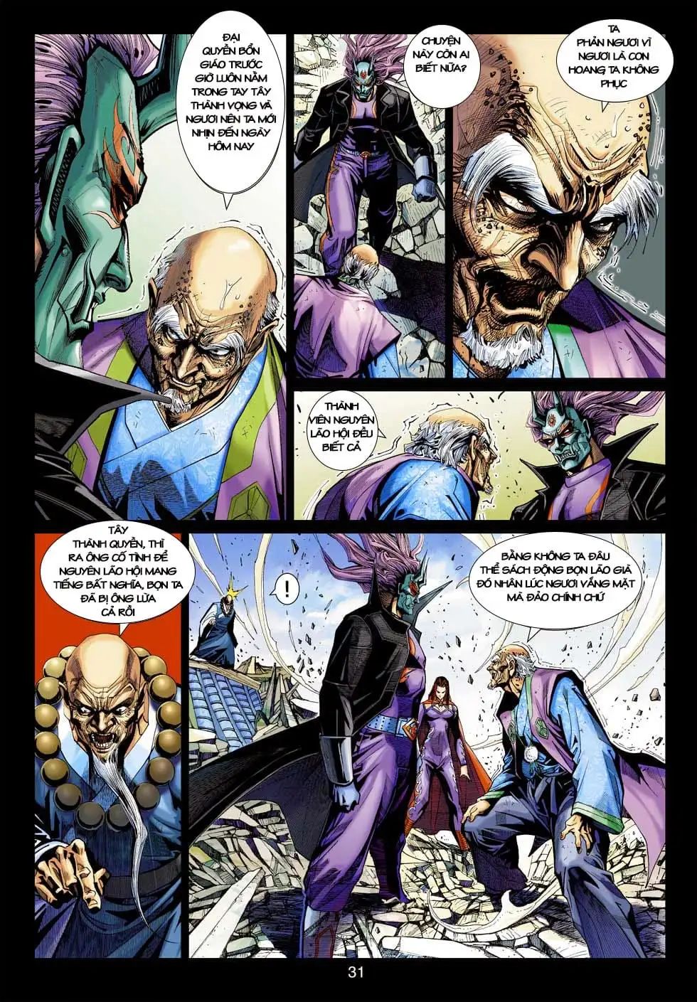 Truyện Tranh Tân Tác Long Hổ Môn trang 4