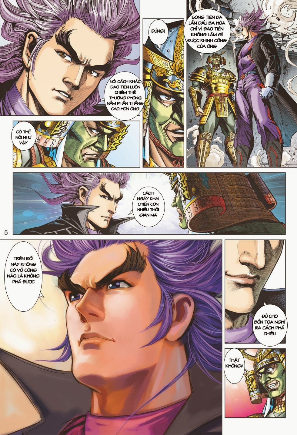 Truyện Tranh Tân Tác Long Hổ Môn trang 4