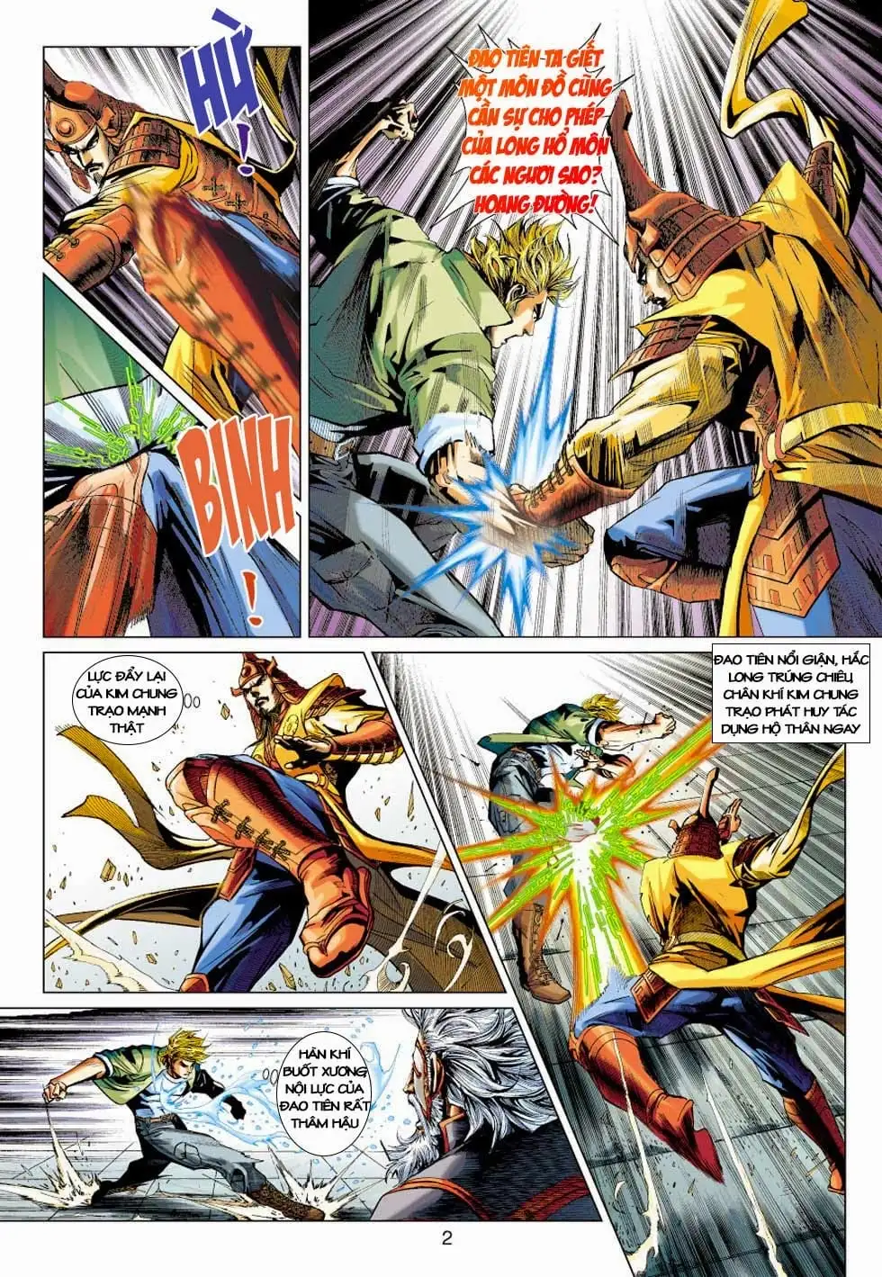 Truyện Tranh Tân Tác Long Hổ Môn trang 4