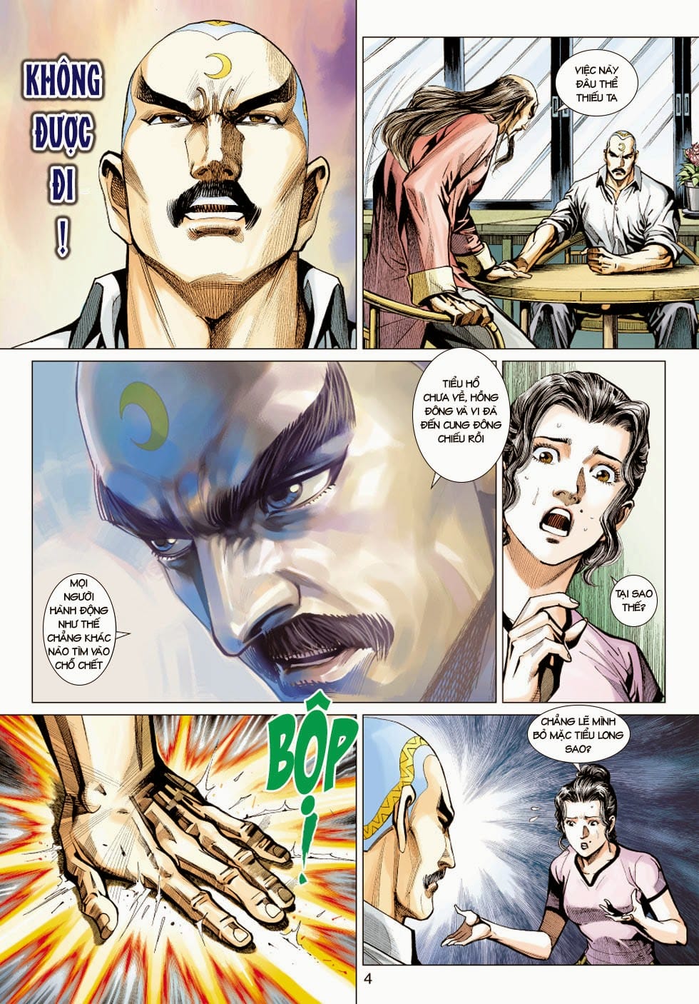 Truyện Tranh Tân Tác Long Hổ Môn trang 4
