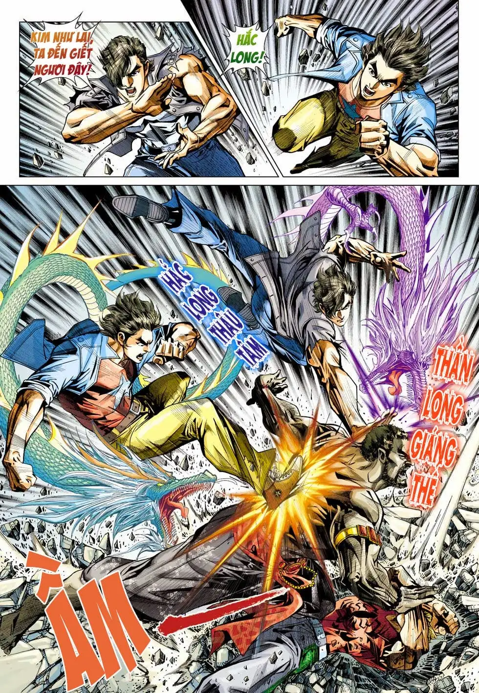 Truyện Tranh Tân Tác Long Hổ Môn trang 4