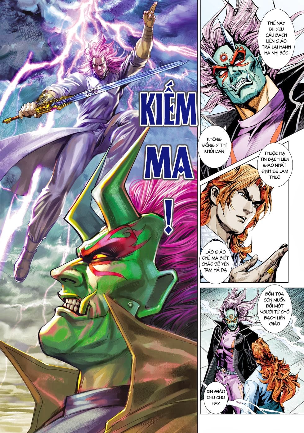 Truyện Tranh Tân Tác Long Hổ Môn trang 4