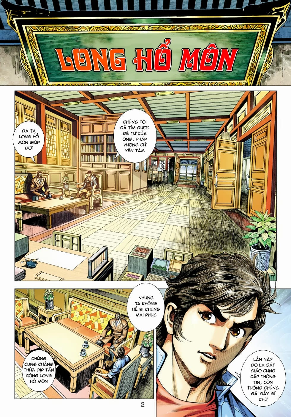Truyện Tranh Tân Tác Long Hổ Môn trang 4