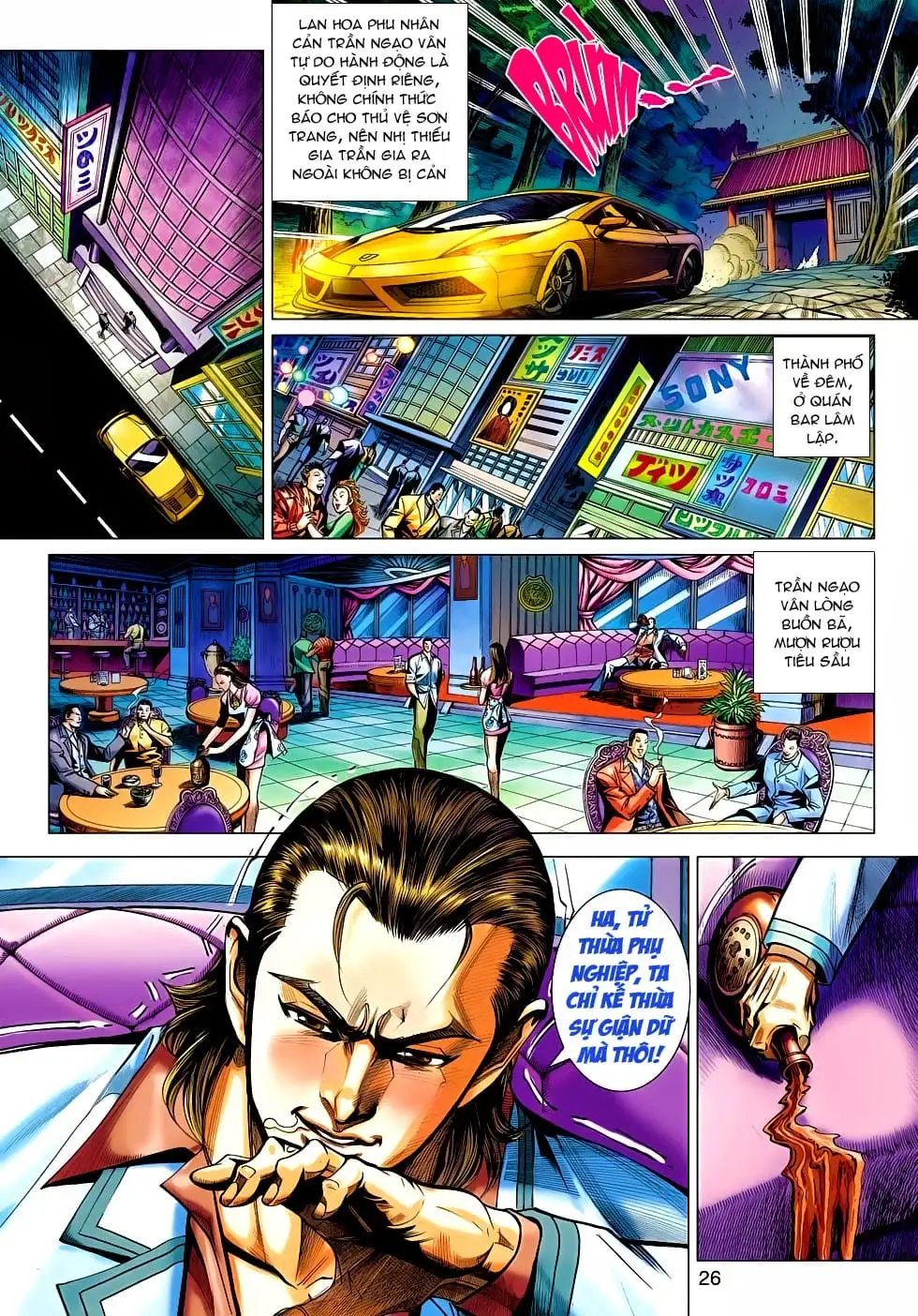 Truyện Tranh Tân Tác Long Hổ Môn trang 4