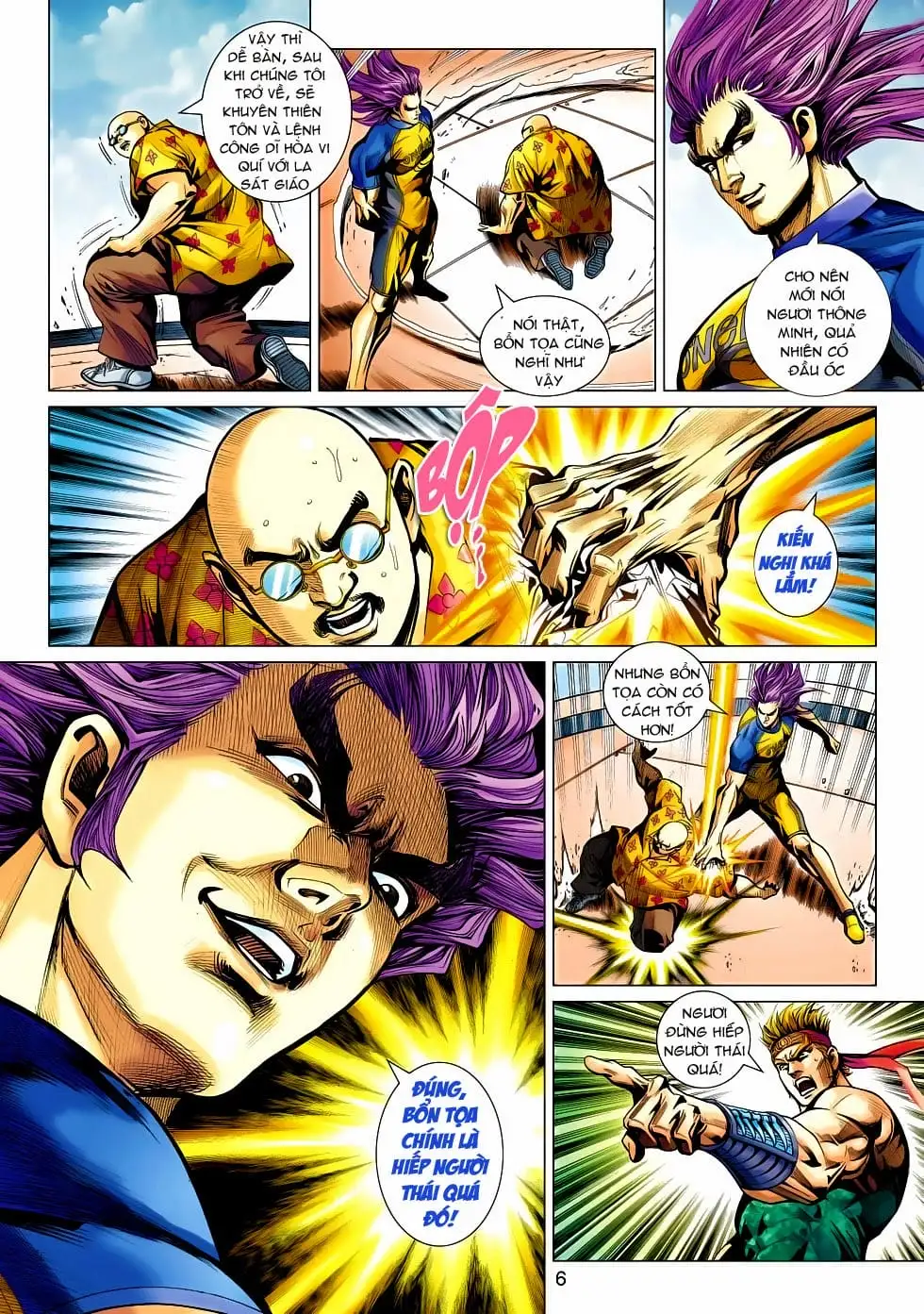 Truyện Tranh Tân Tác Long Hổ Môn trang 4