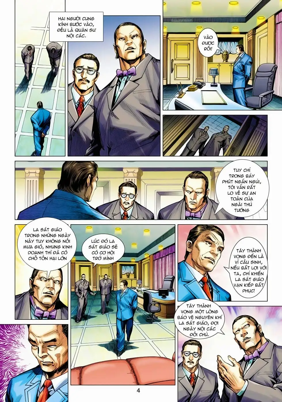 Truyện Tranh Tân Tác Long Hổ Môn trang 4