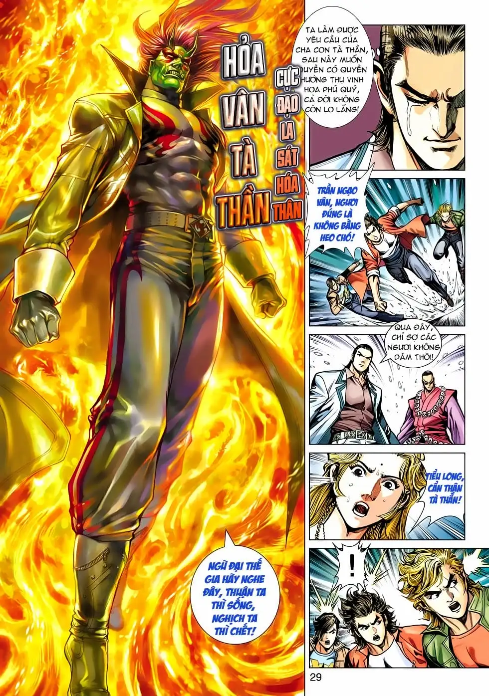 Truyện Tranh Tân Tác Long Hổ Môn trang 4