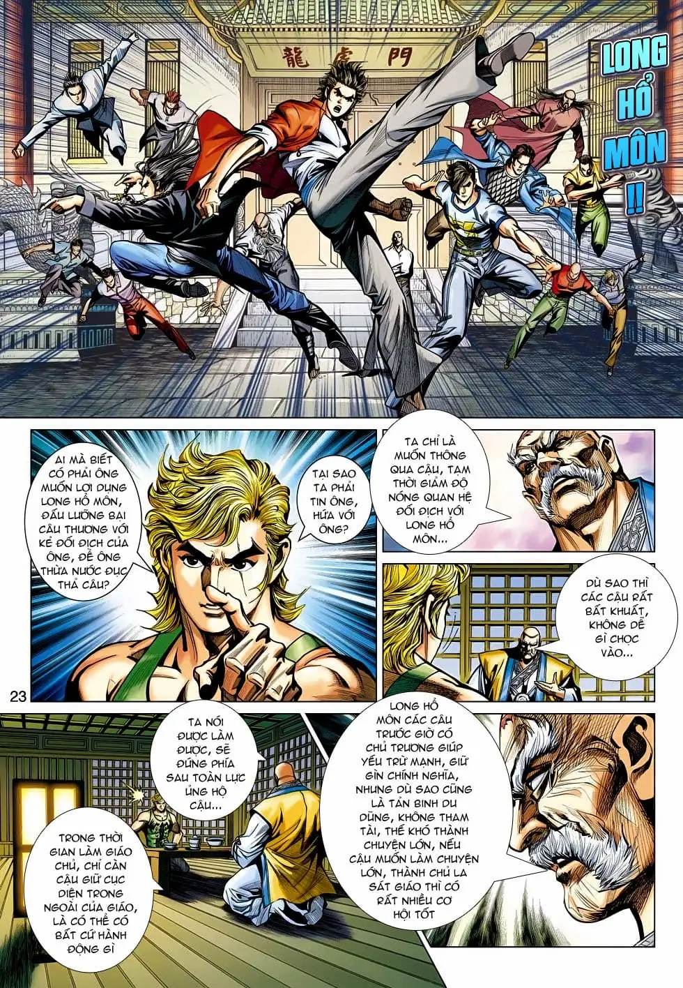 Truyện Tranh Tân Tác Long Hổ Môn trang 4