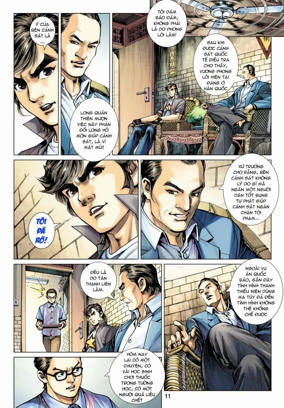 Truyện Tranh Tân Tác Long Hổ Môn trang 4