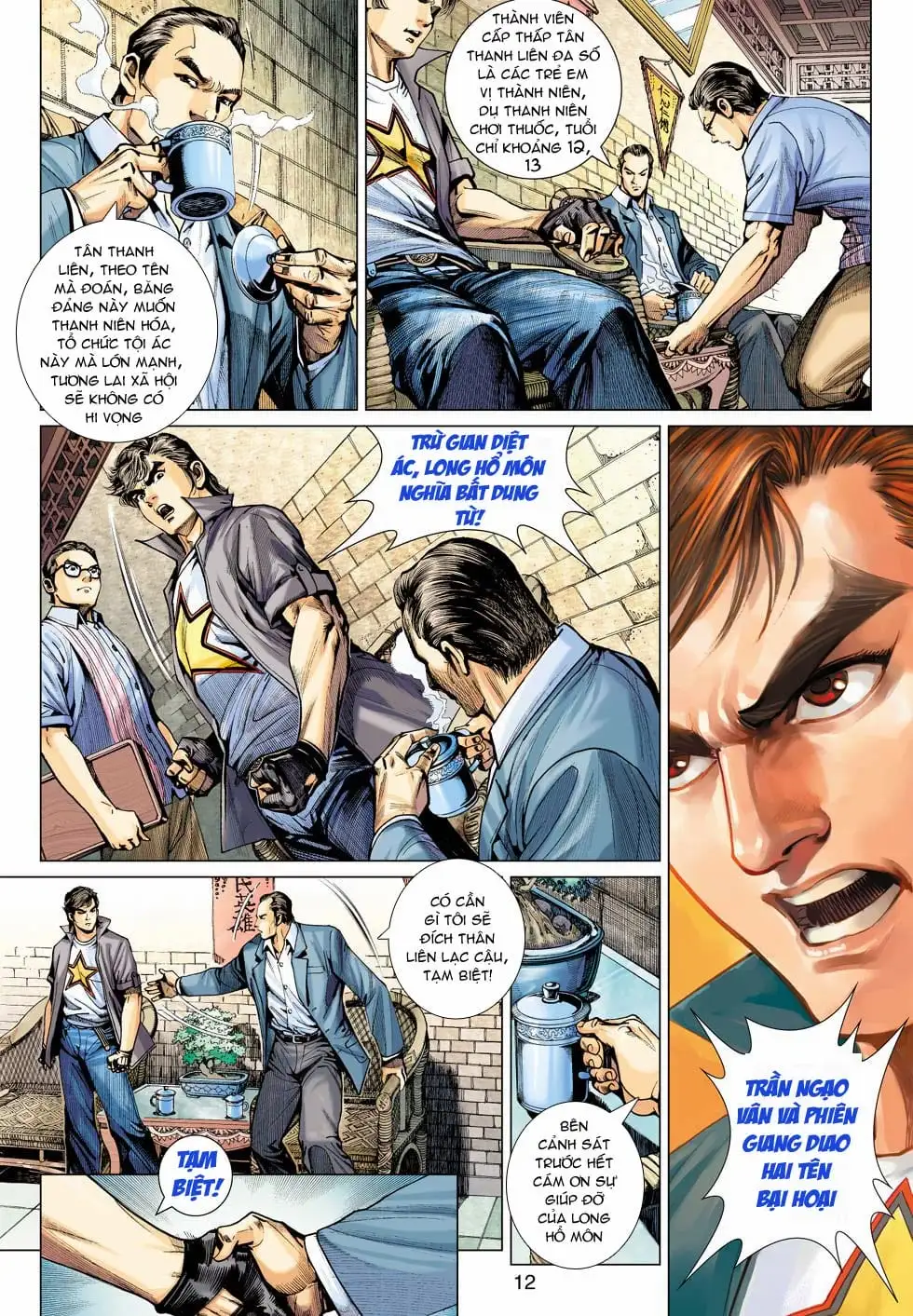 Truyện Tranh Tân Tác Long Hổ Môn trang 4