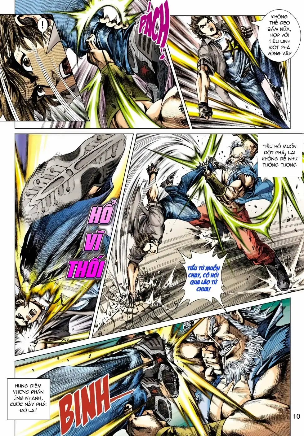 Truyện Tranh Tân Tác Long Hổ Môn trang 4