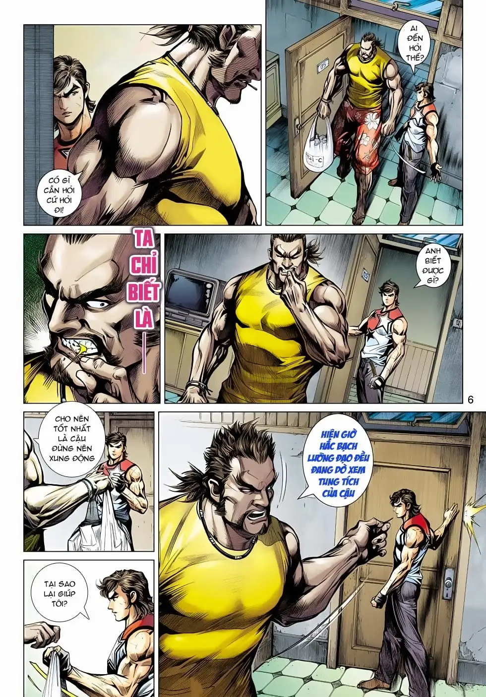 Truyện Tranh Tân Tác Long Hổ Môn trang 4