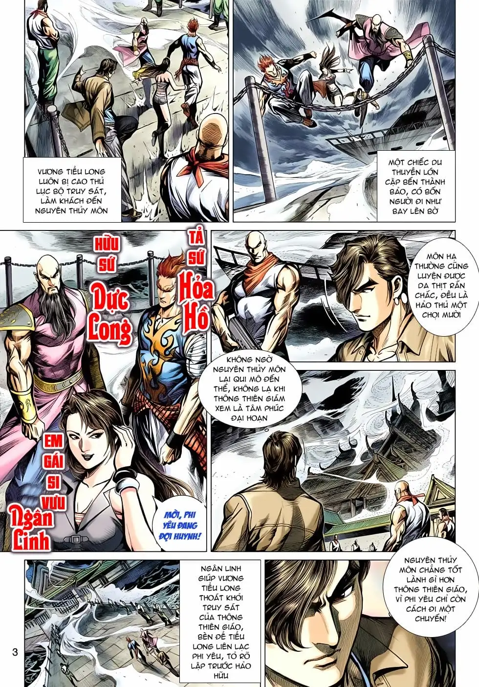 Truyện Tranh Tân Tác Long Hổ Môn trang 4