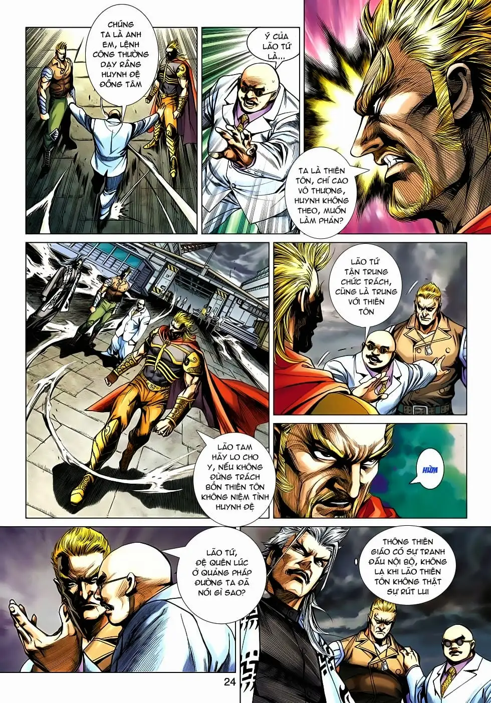 Truyện Tranh Tân Tác Long Hổ Môn trang 4