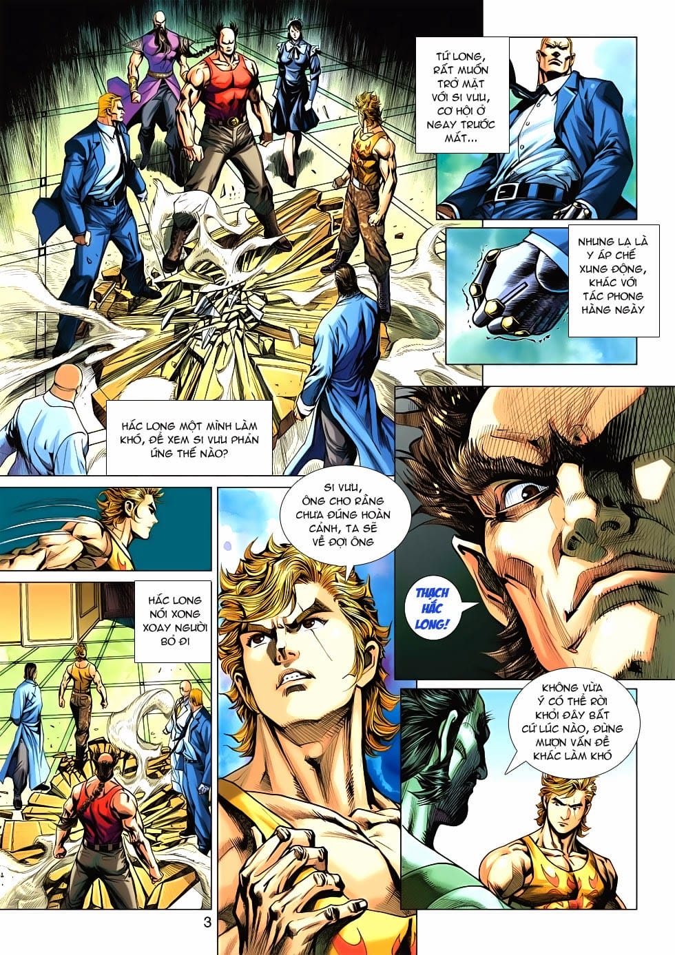 Truyện Tranh Tân Tác Long Hổ Môn trang 4