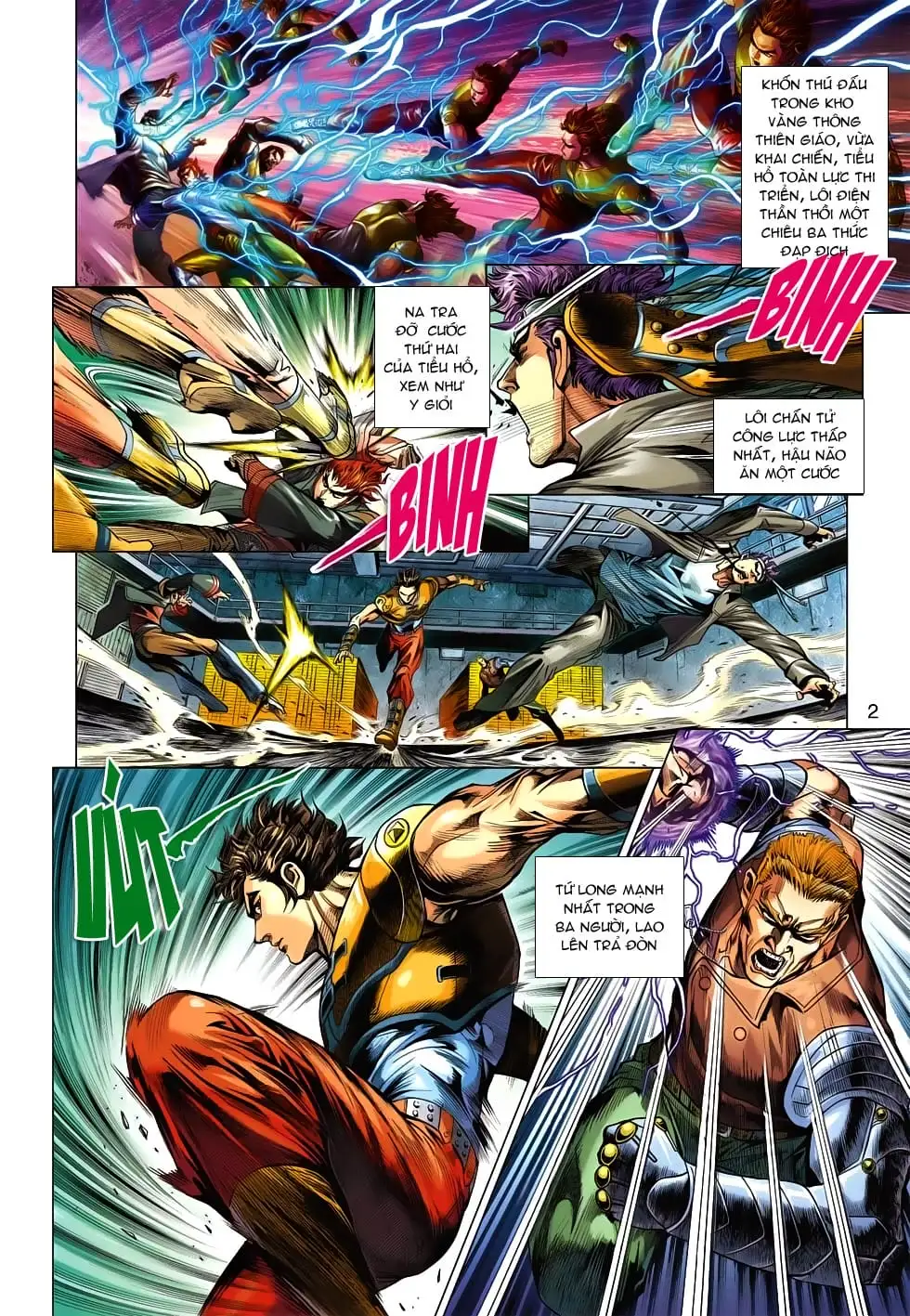 Truyện Tranh Tân Tác Long Hổ Môn trang 4